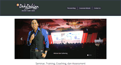 Desktop Screenshot of dedydahlan.com